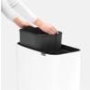 Kanta za otpatke na dodir BO, 11 + 23 l, bijela, Brabantia
