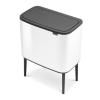 Kanta za otpatke na dodir BO, 11 + 23 l, bijela, Brabantia