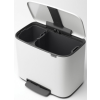 Kanta s pedalom BO, 11 + 23 l, bijela, Brabantia