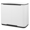Kanta s pedalom BO, 11 + 23 l, bijela, Brabantia