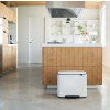 Kanta s pedalom BO, 11 + 23 l, bijela, Brabantia