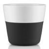 Termošalice za kavu Lungo 230 ml 2 komada karbonski crna Eva Trio