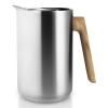 Vakuumski termos vrč s drvenom ručkom Nordic kitchen inox 1,0 l Eva Trio