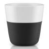 Termo šalice za espresso 80 ml 2 komada karbonski crna Eva Trio