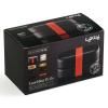 Kutija za užinu LUNCHBOX TO GO 1 l, s priborom, crna / crna, Lékué