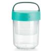 Staklenka za užinu JAR TO GO, 400 ml, tirkizna, Lékué