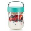 Staklenka za užinu JAR TO GO, 400 ml, tirkizna, Lékué