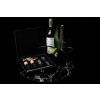 Set pribora za vino LUXURY, 6 kom, poklon kutija, čelik i hrast, Laguiole