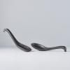 Japanska žlica BLACK MATT, 17,5 cm, crna, MIJ