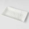 Oval za posluživanje WHITE BLOSSOM, 33 x 19 cm, MIJ