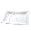 Oval za posluživanje WHITE BLOSSOM, 33 x 19 cm, MIJ