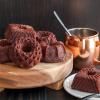 Pekač za kolače GEO BUNDLETTE BUNDT, za 6 mini torti, različiti oblici, zlatna, Nordic Ware