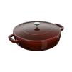 Casserole lonac, 28 cm, lijevano željezo, grenadin, Staub