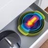Set kuhinjskih zdjela OPAL NEST, 9 kom, sa žlicom za mjerenje, složive, Joseph Joseph