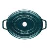 Casserole lonac, 31 cm, morsko plava, lijevano željezo, Staub
