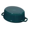 Casserole lonac, 31 cm, morsko plava, lijevano željezo, Staub