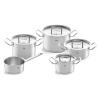Set posuđa ORIGINAL-PROFI COLLECTION, s Casserole lonac i šerpa, set od 5 kom, inox, Fissler