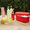 Kanta za led s kalupom za led ICE BOX, 1,8 l, crvena, Lékué