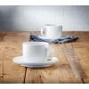 Šalica za kavu s tanjurićem BARISTA, set od 2 kom, 160 ml, bijela, WMF