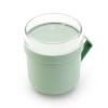 Staklenka za užinu MAKE & TAKE, 600 ml, žad zelena, Brabantia