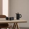 Šalica s podmetačom THEO 200 ml, crna, Stelton