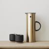 Šalica s podmetačom THEO 200 ml, crna, Stelton