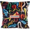 Ukrasni jastuk TOILETPAPER SNAKES 50 x 50 cm, crna, Seletti