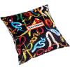 Ukrasni jastuk TOILETPAPER SNAKES 50 x 50 cm, crna, Seletti