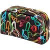 Kozmetička torba TOILETPAPER SNAKES 23 x 13 cm, crna, Seletti