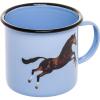 Šalica TOILETPAPER HORSE 10 cm, plava, emajl, Seletti