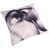 Ukrasni jastuk TOILETPAPER EYE & MOUTH, 50 x 50 cm, siva, Seletti