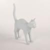 Stolna lampa JOBBY THE CAT, 52 cm, LED, bijela, Seletti