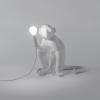 Stolna lampa MONKEY SITTING, 32 cm, bijela, Seletti