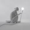 Stolna lampa MONKEY SITTING, 32 cm, bijela, Seletti