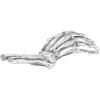 Figurica WUNDERKAMMER SKELETON HAND, 24 cm, srebrna, aluminij, Seletti