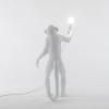 Stolna lampa MONKEY STANDING, 54 cm, bijela, Seletti