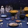 Zdjela za salatu COSMIC DINER LUNAR, 34 cm, mesing, Seletti