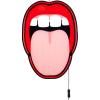 LED zidni ukras JOB-BLOW TONGUE, 58 cm, Seletti