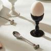 Žlica za jaja DRESSED, set od 2 kom, 12 cm, srebrna, Alessi