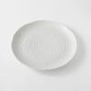 Tanjur WHITE SPIRAL MIJ, 29,5 cm, bijela