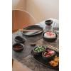 Tanjur NORDIC KITCHEN 26 cm, oval, crna, kamene posude, Eva Trio