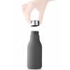 Dozator za sapun za ruke 200 ml, siva, silicij, Eva Trio