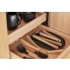 Hvataljke za posluživanje NORDIC KITCHEN 24,5 cm, smeđa, bambus, Eva Trio