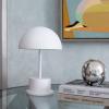 Prenosiva stolna lampa RIVIERA, 28 cm, bijela, Printworks