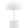 Prenosiva stolna lampa RIVIERA, 28 cm, bijela, Printworks