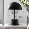 Prenosiva stolna lampa RIVIERA, 28 cm, crna, Printworks