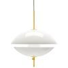 Viseća lampa CLAM, 55 cm, bijela/mjed, Fritz Hansen