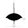 Viseća lampa CLAM, 55 cm, bijela/mjed, Fritz Hansen