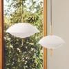Viseća lampa CLAM, 55 cm, bijela/mjed, Fritz Hansen