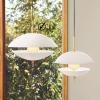Viseća lampa CLAM, 55 cm, bijela/mjed, Fritz Hansen